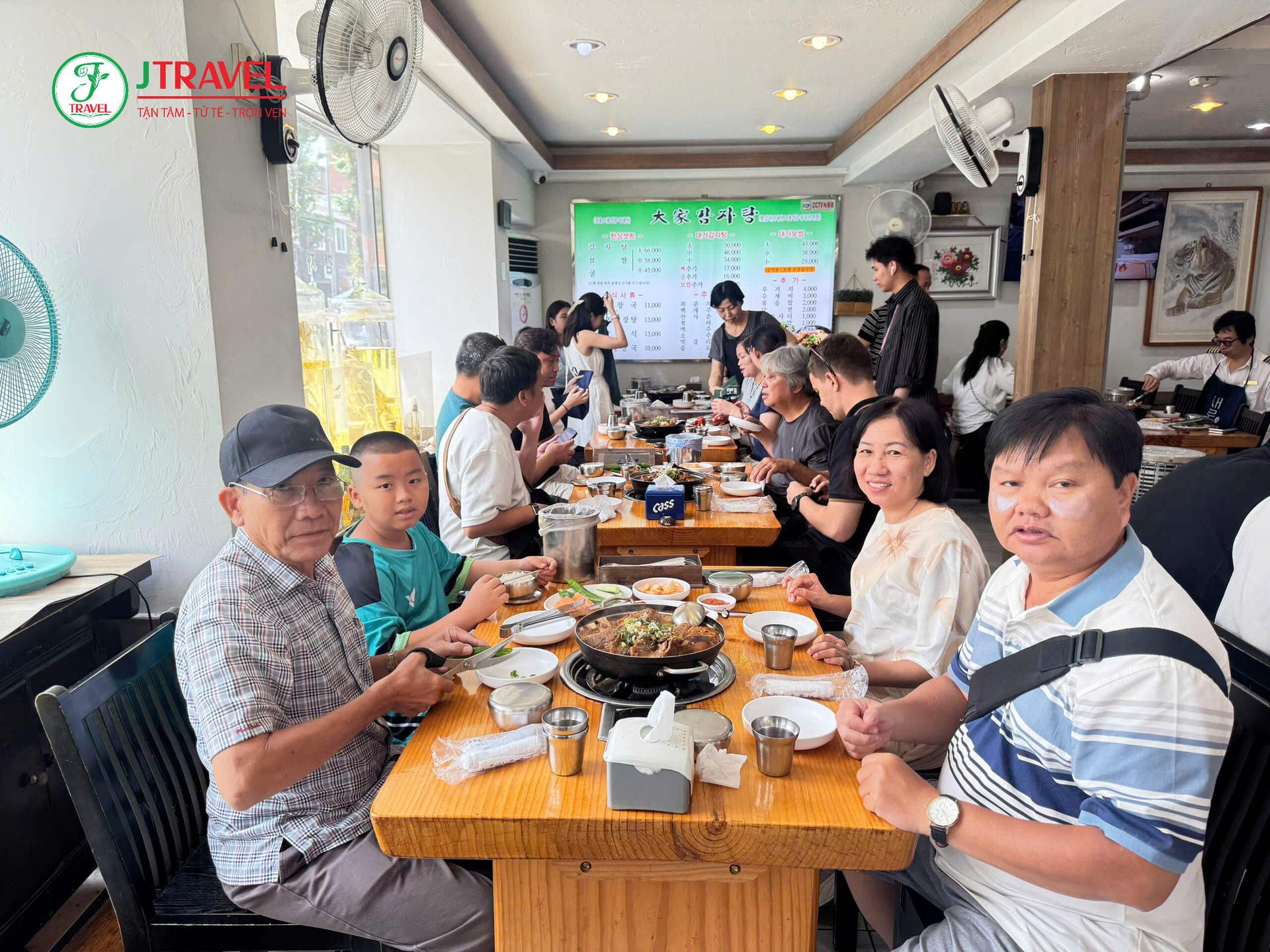 hình ảnh thực tế dịch vụ tour Hàn Quốc jtravel tour