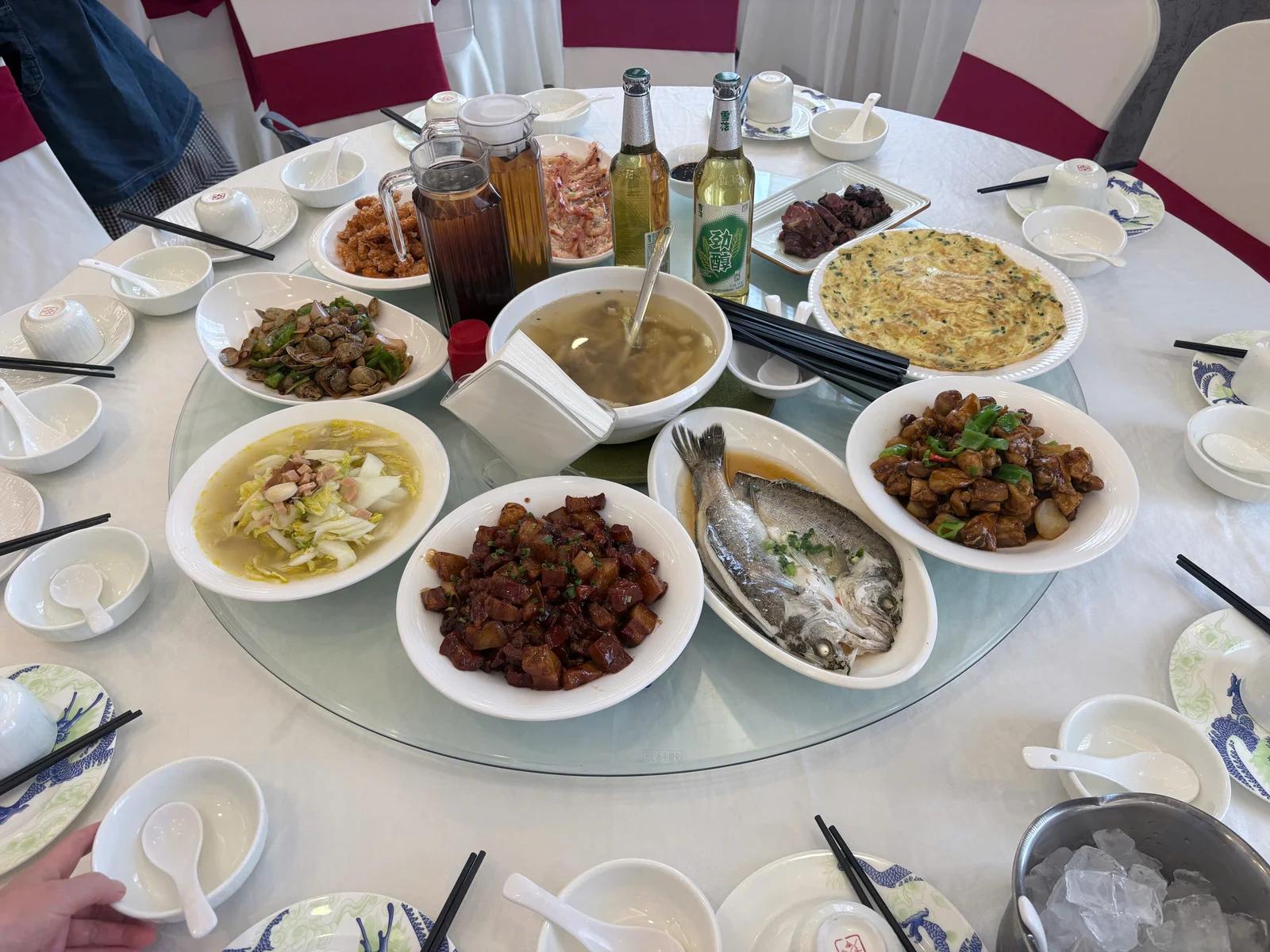 Bữa trưa đoàn khách tại nhà hàng - Tour Thượng Hải No Shop