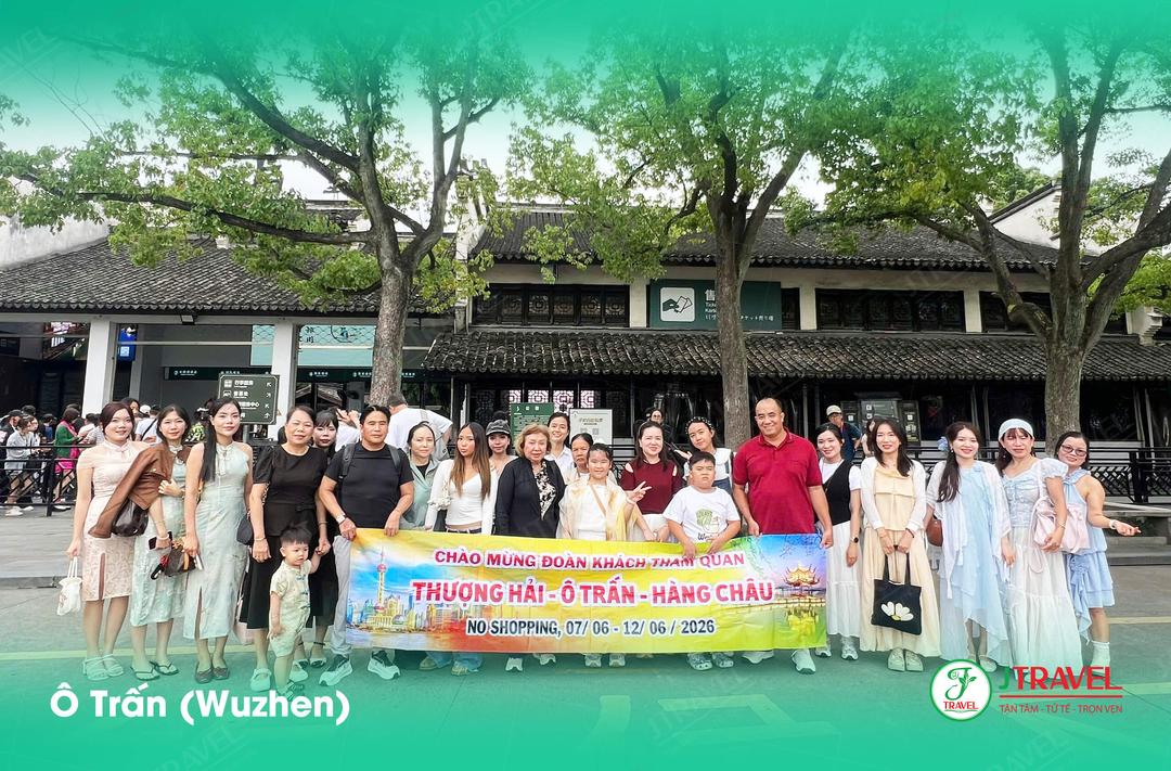 Tour Thượng Hải – Hàng Châu – Ô Trấn No Shopping 5N4Đ