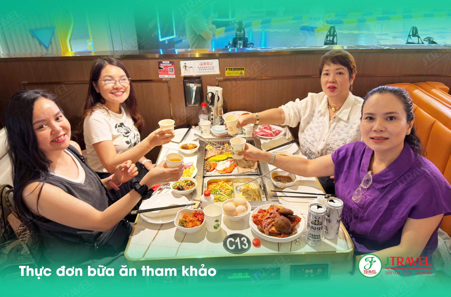 thuc-don-chat-luong-cao-cap-tour-thuong-hai-no-shopping-jtravel-bbq