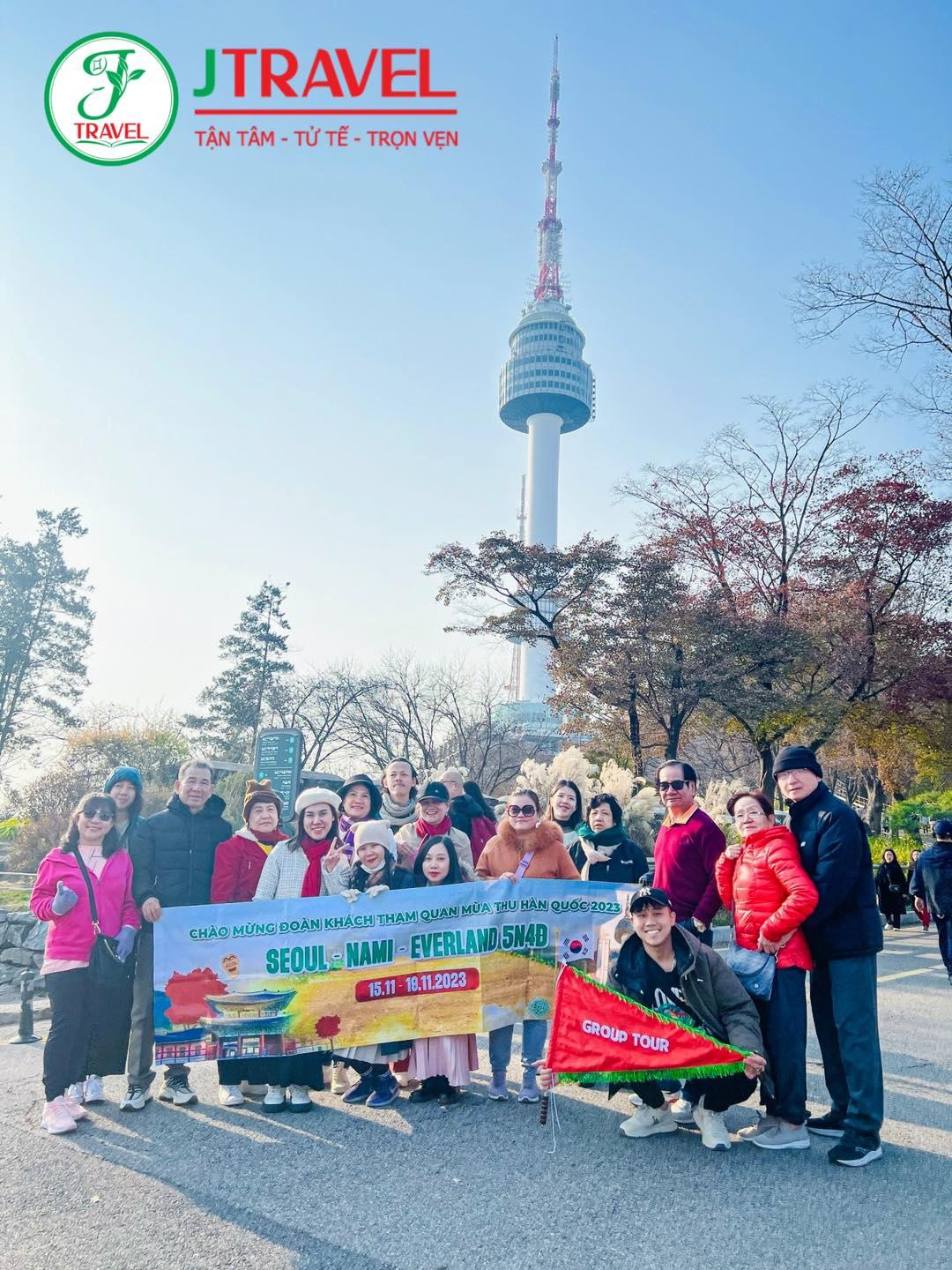 thumbnail review tour Hàn Quốc: Seoul - Nami - Everland | Mùa Thu 