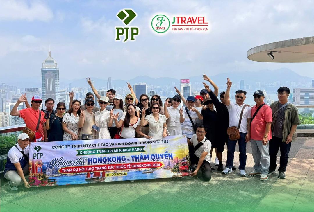 Công Ty TNHH MTV Chế tác và kinh doanh trang sức PNJ | Du lịch Hồng Kông - Thâm Quyến 5N4Đ