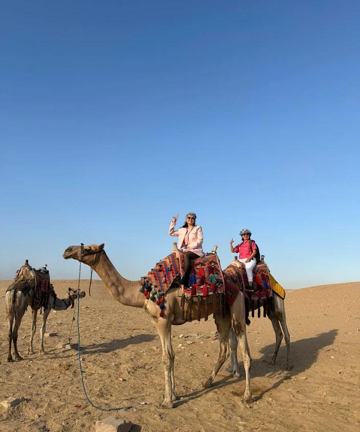 Hình Ảnh Thực Tế Tour Ai Cập: Đoàn J Travel Tại Kim Tự Tháp Giza