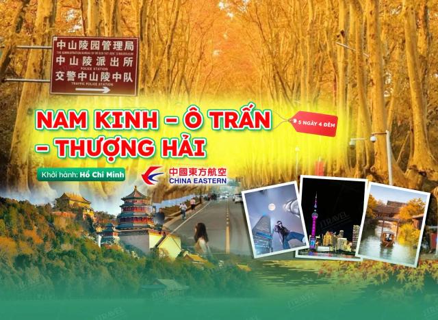 Tour Trung Quốc No Shopping: Nam Kinh Mùa Thu – Ô Trấn - Thượng Hải 5N4Đ