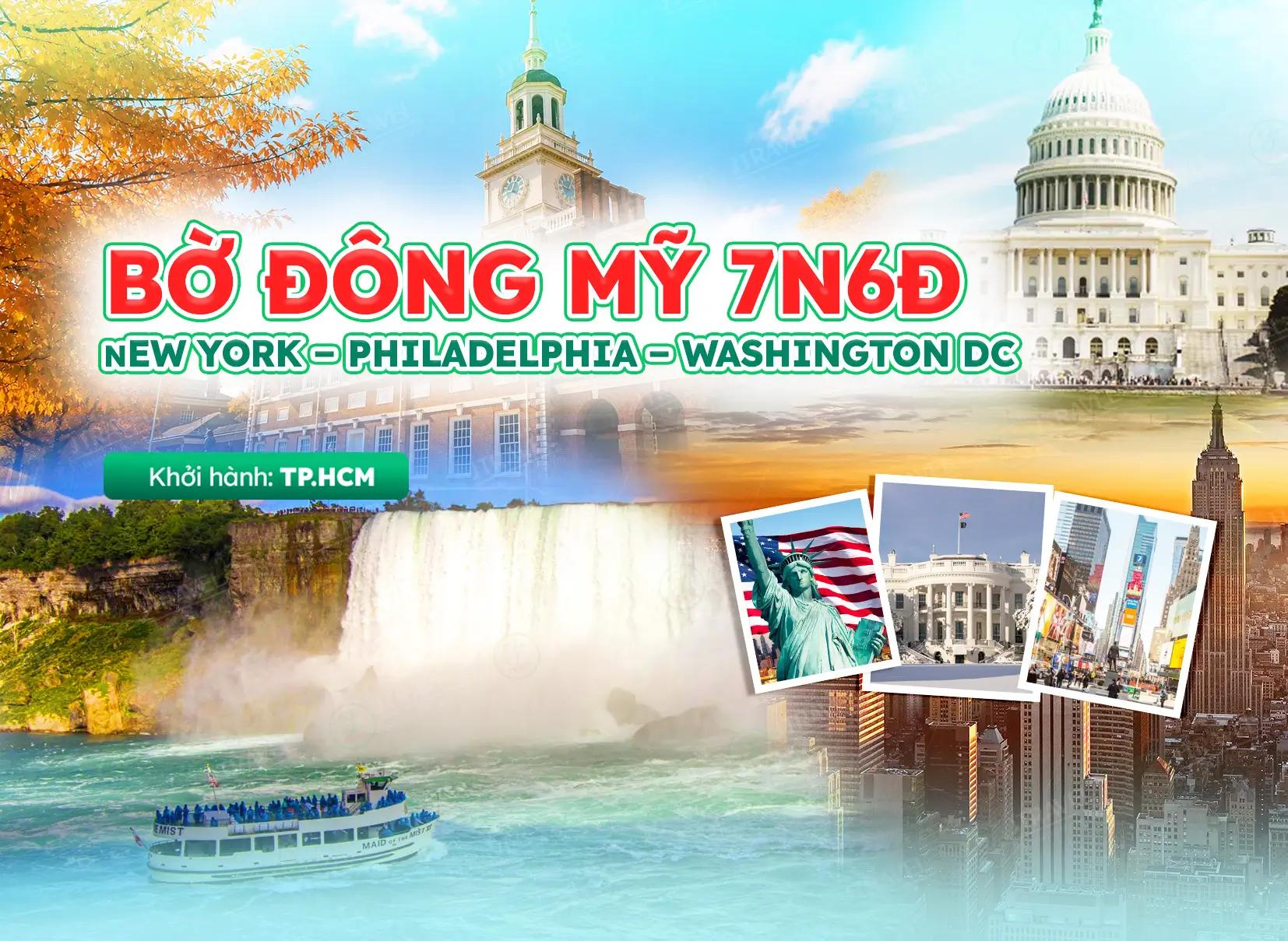 Tour Bờ Đông Mỹ: New York – Philadelphia – Washington DC 7N6Đ