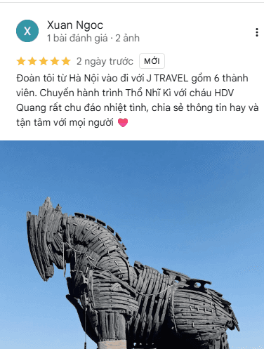 thumbai review tourTour Thổ Nhĩ Kỳ 10N8Đ: Istanbul – Canakkale – Kusadasi – Pamukkale – Cappadocia